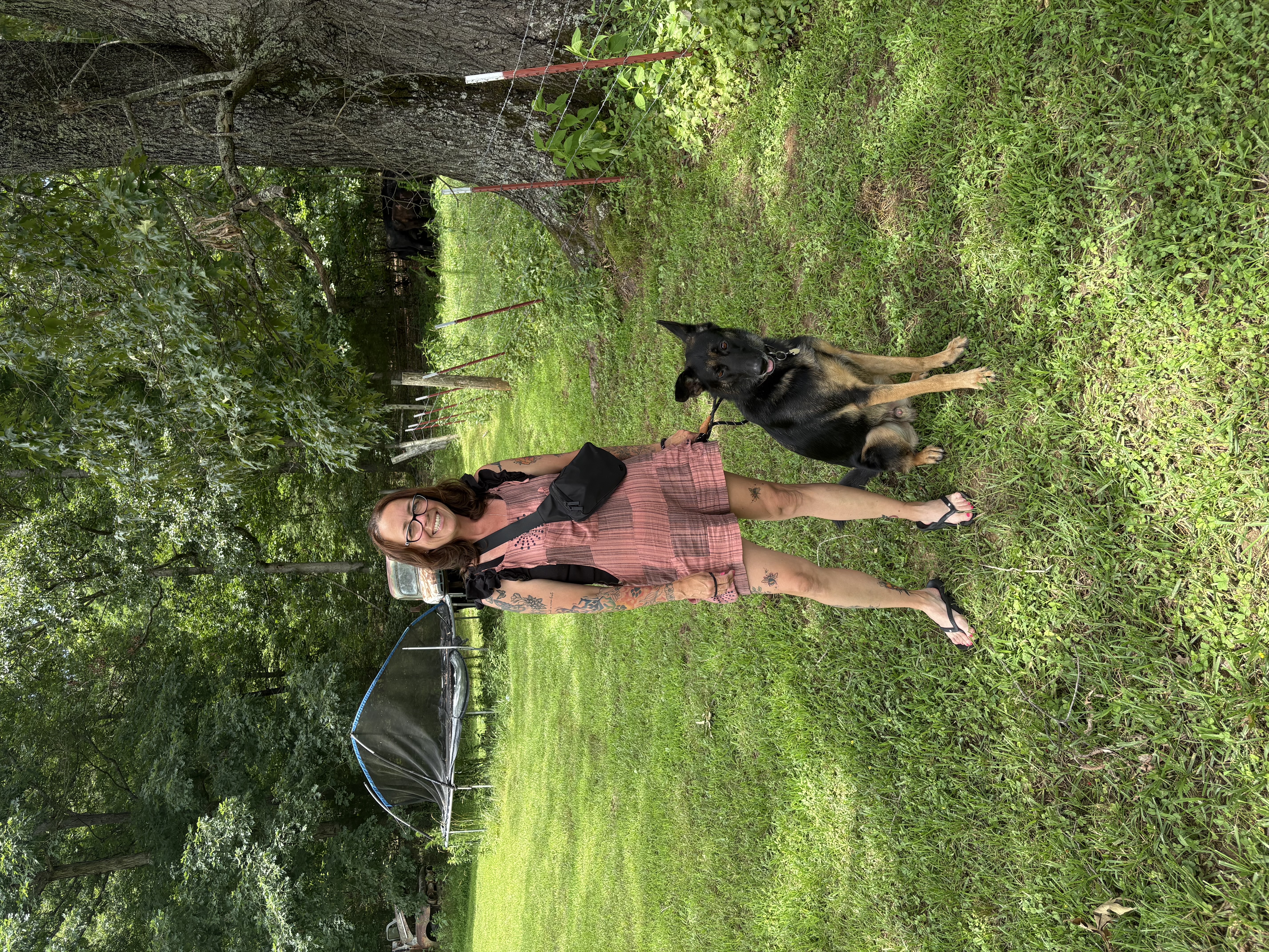 David Van Fleet demonstrating NePoPo® training method with a focused dog