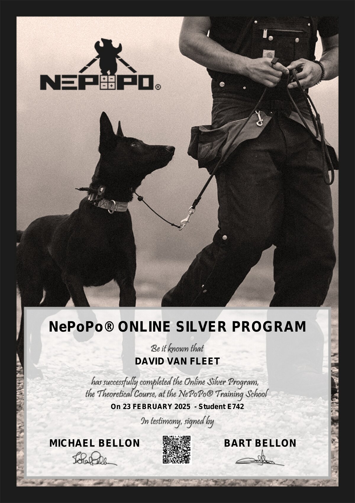 NePoPo® Graduate Certificate